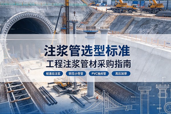 峄城注浆管选型标准